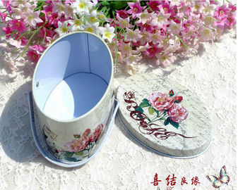 중국 115 * 55 * 120mm Nestle 인쇄/돋을새김을 가진 타원형 모양 커피 주석 상자 협력 업체